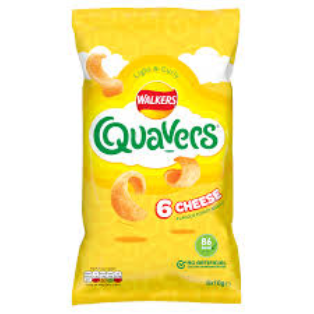 WALKERS QUAVERS 6X16G